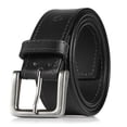 thumbnail image 1 of Wrangler Leather Belts for Men Adult, Casual Everyday Men's Belts for Jeans & Khakis, Black, Size 40, 1 of 7