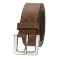 thumbnail image 1 of Wrangler Leather Belts for Men Adult, Casual Everyday Men's Belts for Jeans & Khakis, Light Brown, 42, 1 of 7