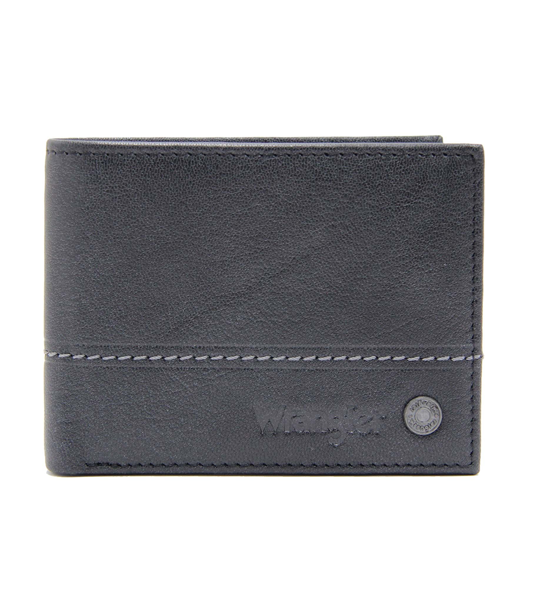 Leather Bifold Wallet - Black