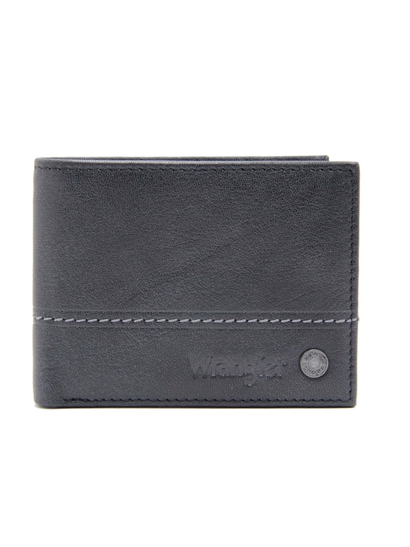 Leather Bifold Wallet - Black