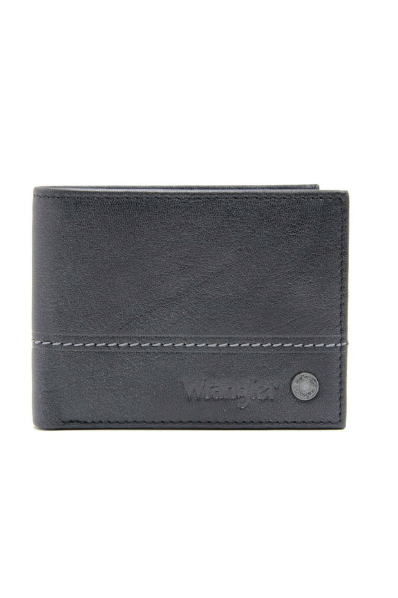 Leather Bifold Wallet - Black