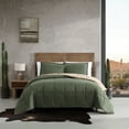 thumbnail image 1 of Wrangler Legendary Green Microsuede King Comforter Set, 1 of 10