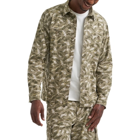 Wrangler ® Men's Utility Streetwear Long Sleeve Shirt, Sizes S- 3XL