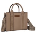 thumbnail image 1 of Wrangler Medium Tote Bag for Women Designer Satchel Handbags Top-handle Purses with Strap, Natural-Khaki, 1 of 7