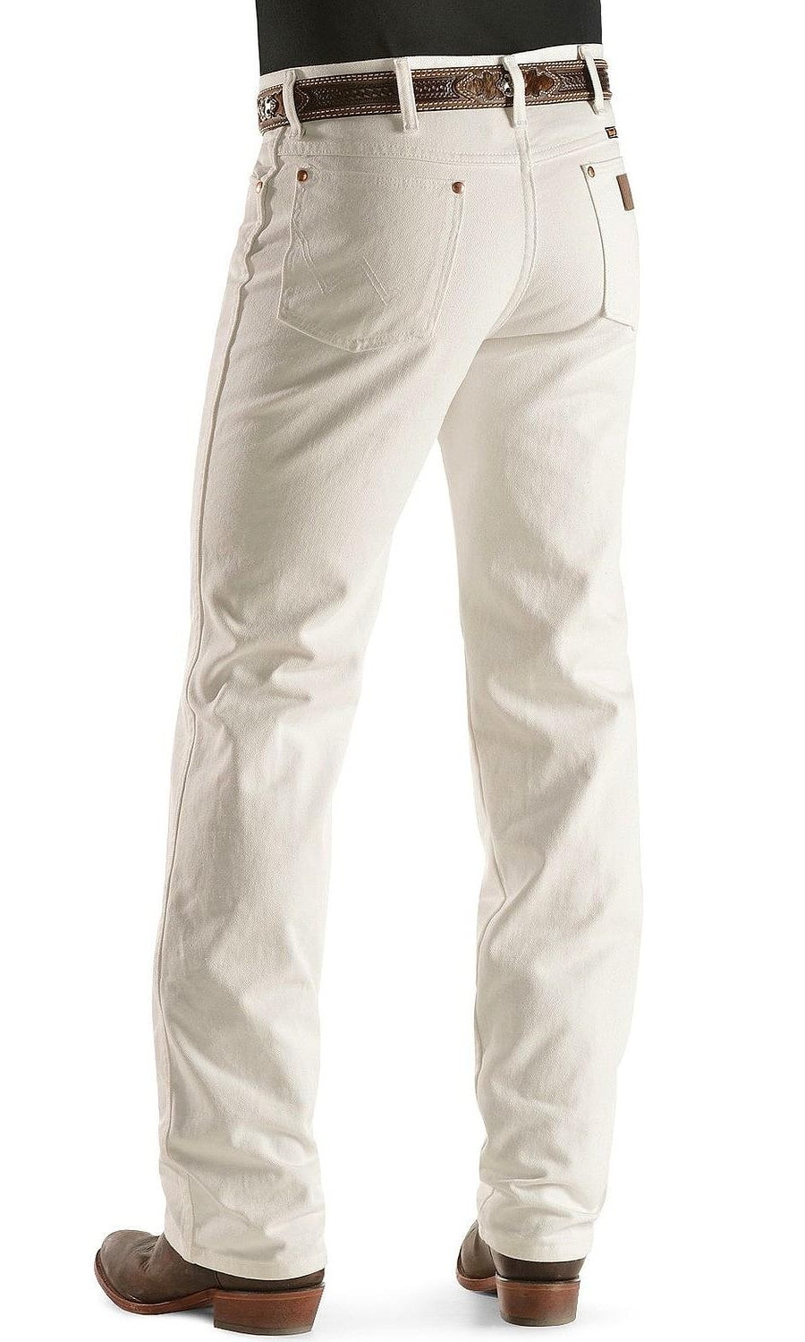 White outlet cowboy jeans