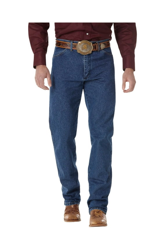 Wrangler Men?s 13MWZ Cowboy Cut Original Fit Jean, Stonewashed, 28W x 34L