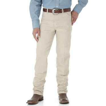 Wrangler Men's 13MWZ Cowboy Cut Original Fit Jeans Prewashed Tan TN 36X32