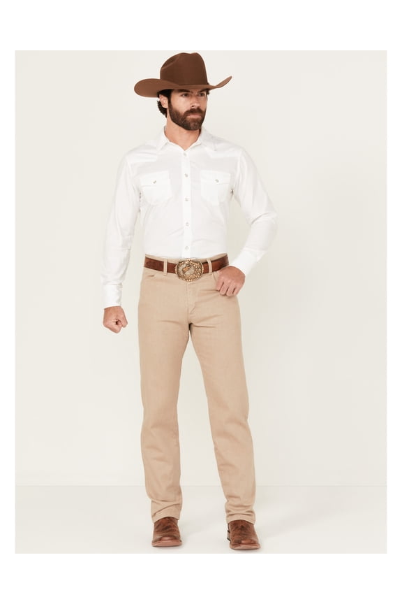 Men's 13Mwz Cowboy Cut Original Fit Denim Jeans Tan 36W x 30L US