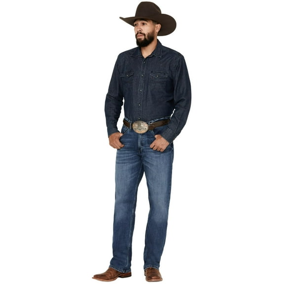 Wrangler Men's 20X Allendale Medium Wash Extreme Relaxed Straight Stretch - 112338652 34W x 30L  US
