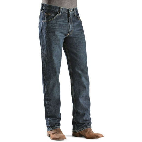 Wrangler Men's 20X Competition Low Rise Relaxed Fit Bootcut Jeans Dark Blue 34W x 32L  US