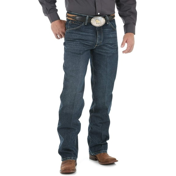 Wrangler Men's 20X Competition Low Rise Relaxed Fit Bootcut Jeans Dark Blue 42W x 32L  US