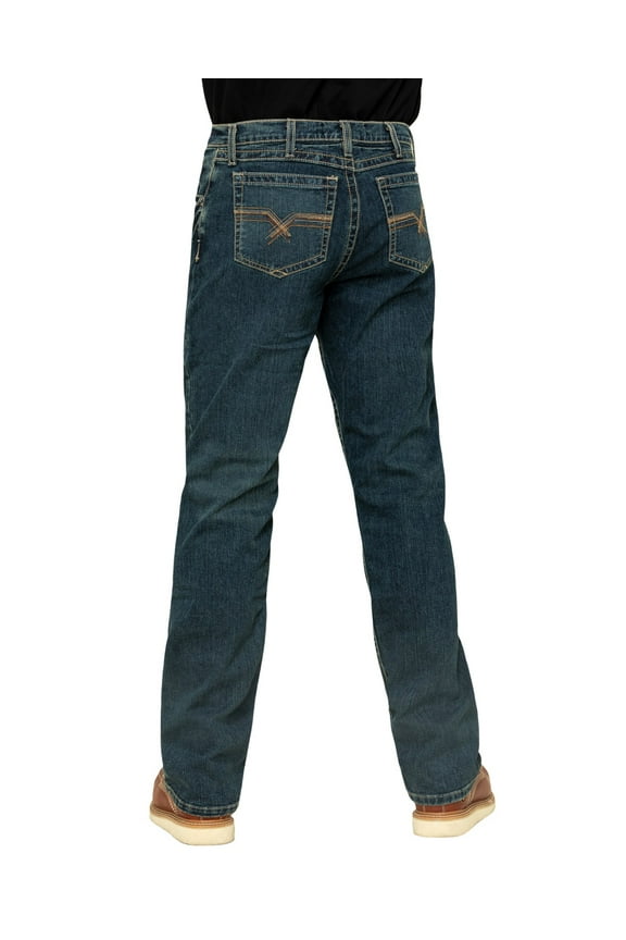 Men's 20X Fr Advanced Comfort Dark Vintage Boot Work Jeans - 10FRAC42D 38W x 30L