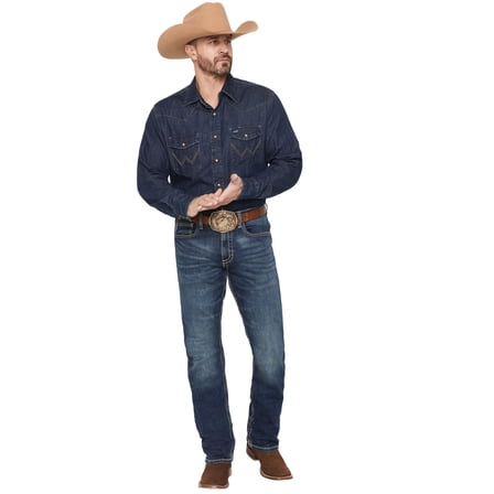 Wrangler Men's 20X Midland 42 Vintage Slim Bootcut Stretch Denim Jeans - 42MWXMD 30W x 36L  US