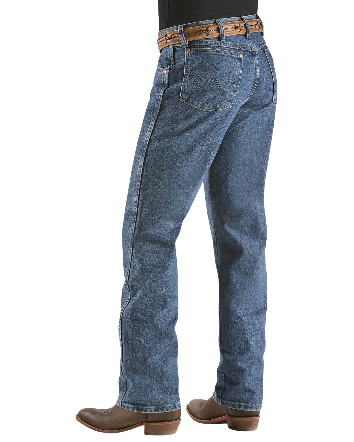 Wrangler Men's 31Mwz Cowboy Cut Relaxed Fit Jeans Stonewash 36W x 36L ...