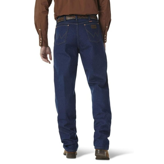 Wrangler Men's 31Mwz Cowboy Cut Relaxed Fit Prewashed Jeans Indigo 42W x 36L US
