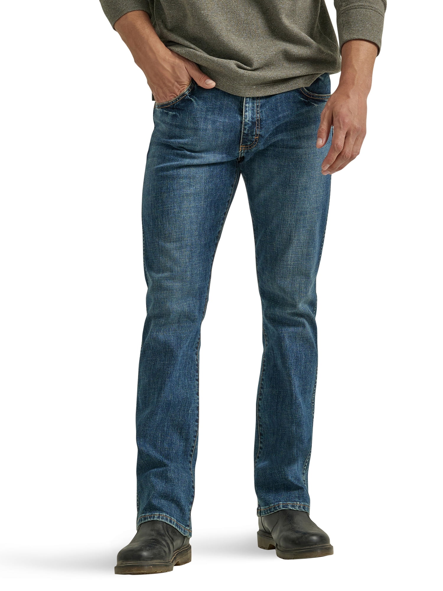 パンツ Needles wrangler Boot cut jean pants Wrangler® Men's 5-Pocket Bootcut Jean with Stretch, Sizes 30