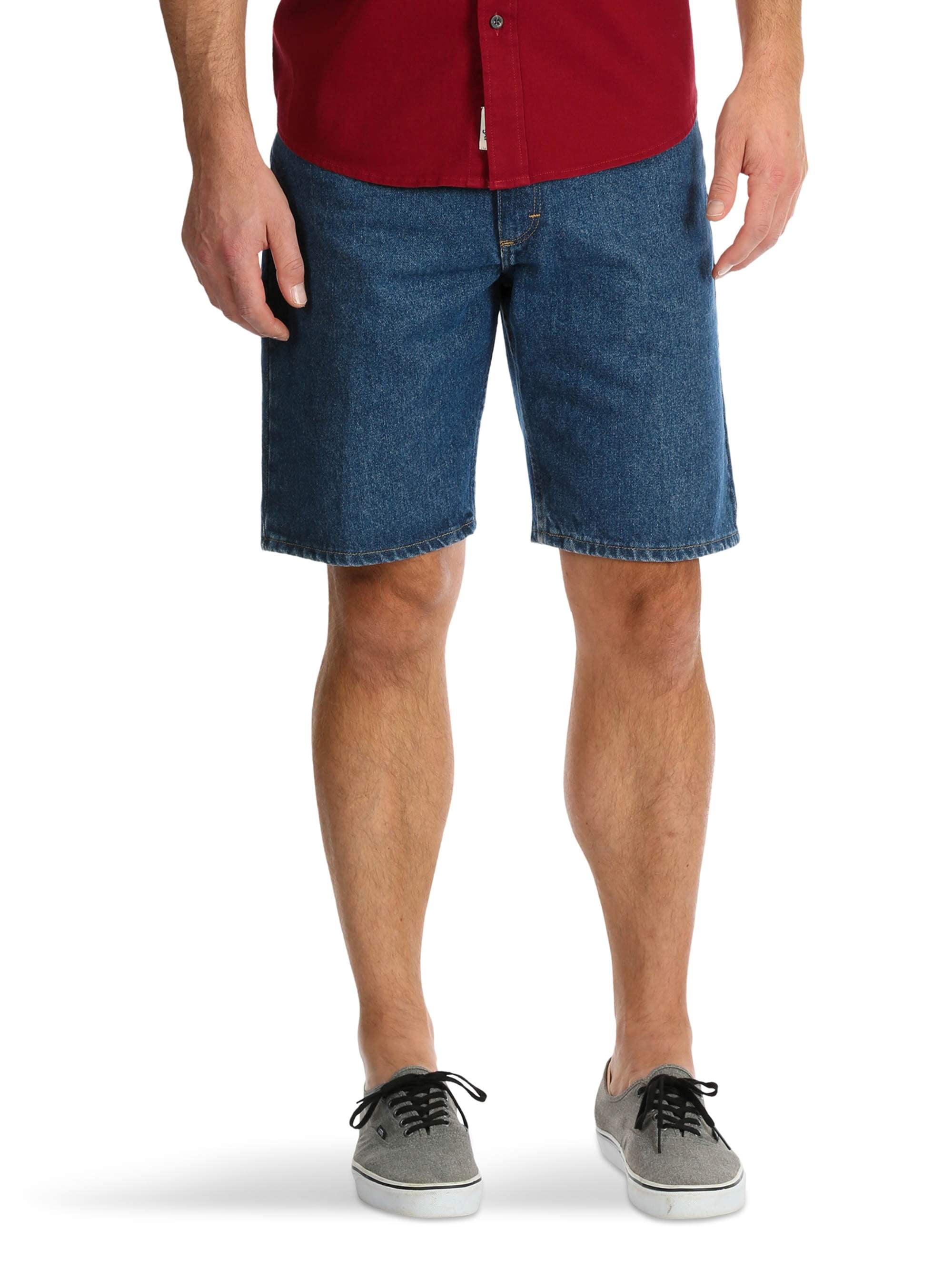 Wrangler Men's 5 Pocket Denim Knee-Length Shorts, Relaxed