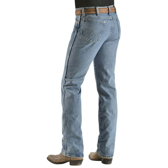 Wrangler Men's 936 Cowboy Cut Slim Fit Prewashed Jeans Antique Blue 35W x 36L  US