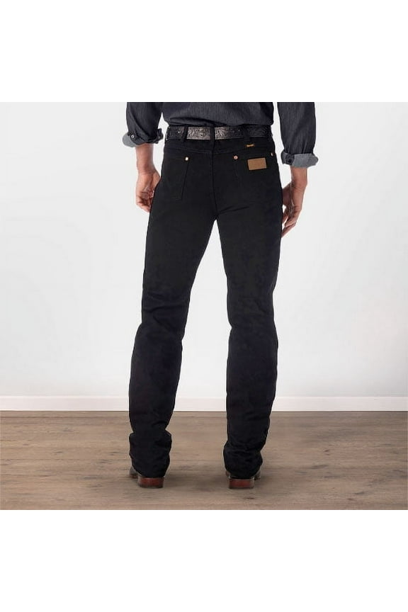 Men's Men'S 936 High Rise Prewashed Cowboy Cut Slim Straight Jeans Shadow Black 36W x 29L  US