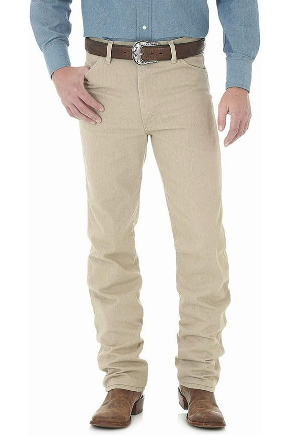 Men's 936 High Rise Prewashed Cowboy Cut Slim Straight Jeans Tan 35W x 32L US