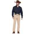 thumbnail image 1 of Wrangler Men's 936 High Rise Prewashed Cowboy Cut Slim Straight Jeans Tan 38W x 30L  US, 1 of 4