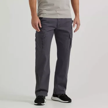 Wrangler Men's ATG Relaxed Cargo Pants, Anthracite, Size: 30-40