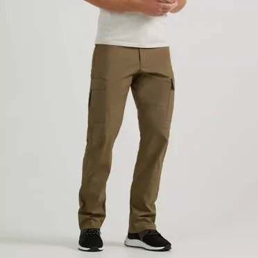 Wrangler Men's ATG Straight Cargo Pants, Earth Green,Size: 30-40