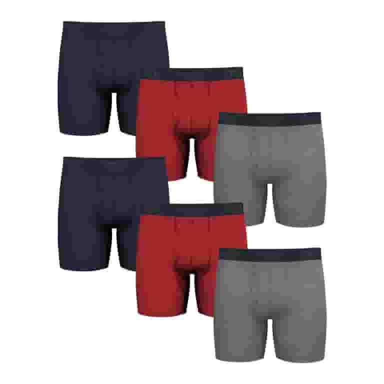 Wrangler Men's Absorbs Moisture Cotton Boxer Briefs Wrangler Men's Absorbs Moisture Cotton Boxer Briefs