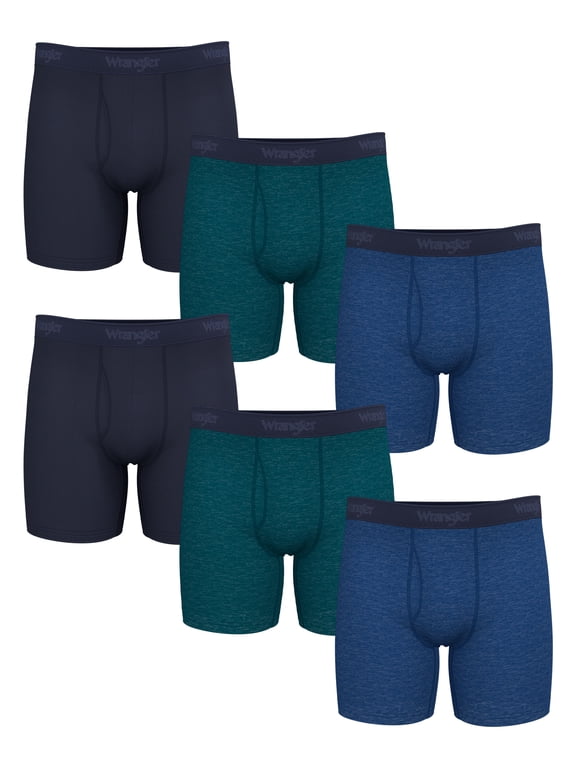 Men's Active Stretch Boxer Brief Set, Underwear for Men, S, 6 Pack