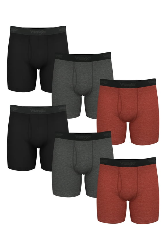 Men's Active Stretch Boxer Brief Set, Underwear for Men, S, 6 Pack