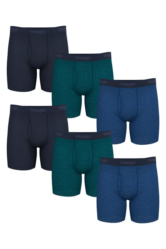 Men's Active Stretch Boxer Brief Set, Underwear for Men, XL, 6 Pack