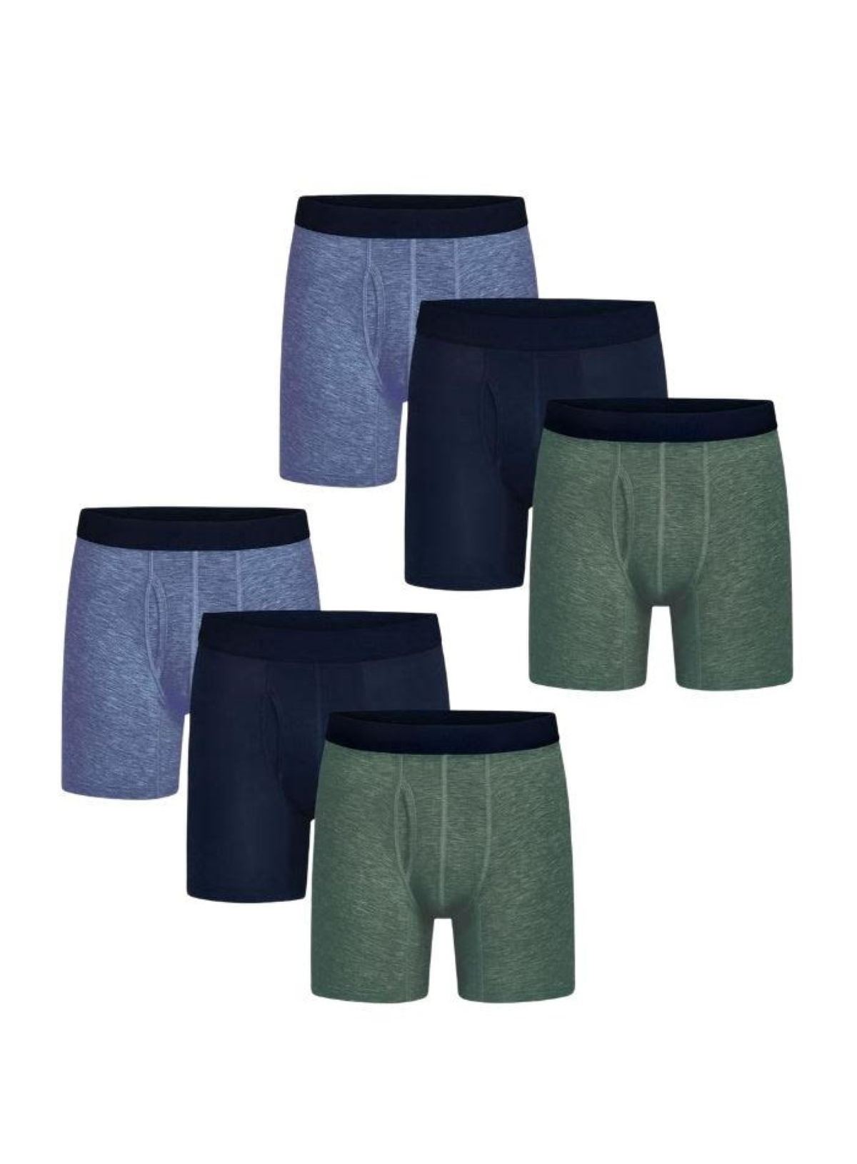 Wrangler Men's Active Stretch Boxer Brief Set, Underwear for Men, 2XL, 6 Pack