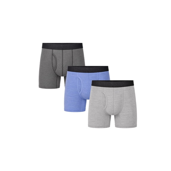 Wrangler Men's Air Flex Mesh 6" Boxer Brief, 6 Pack