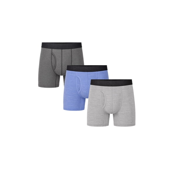 Wrangler Men's Air Flex Mesh 6" Boxer Brief, 6 Pack