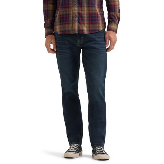 Wrangler® Men's All Day Flex Taper Fit Denim Jeans with Performance Waistband