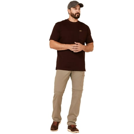 Wrangler Men's Atg By All-Terrain Brindle Zip-Off Cargo Pants - 10NS845BN 30W x 30L US