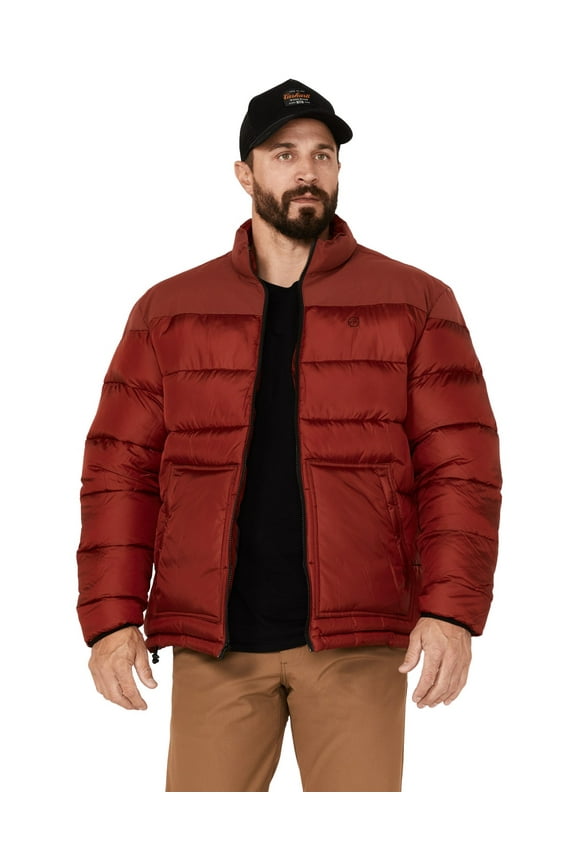 Men's Ats All-Terrain Classic Zip-Front Puffer Jacket - NSJ36RD Medium