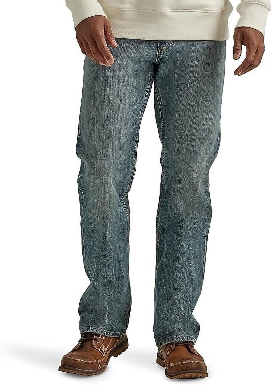 経*血様 Needles wrangler Boot cut jean pant Men's Wrangler Authentics Relaxed Fit Bootcut Jean in Dirt Road