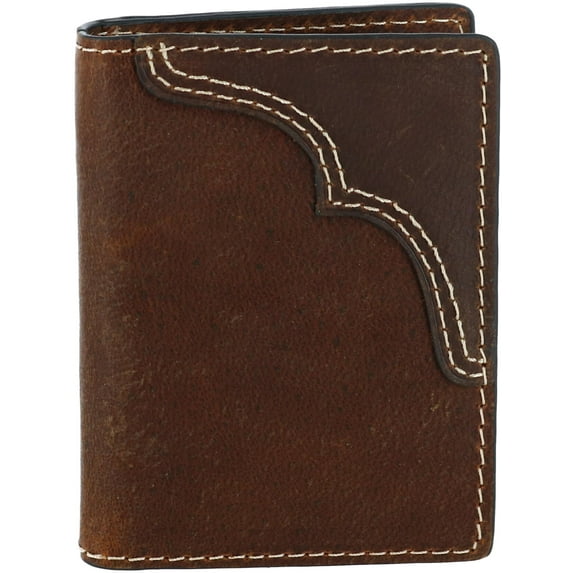 Wrangler Leather Card Case Wallet with Money Clip (Men)