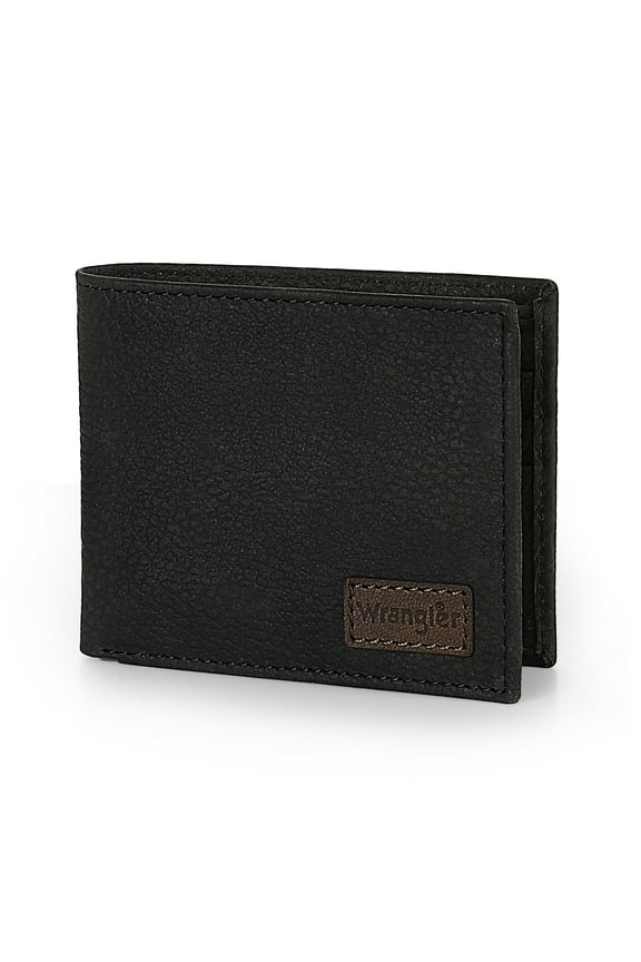 Mens Bifold Slim RFID Blocking Wallet with Stealth AirTag Holder, Genuine Leather
