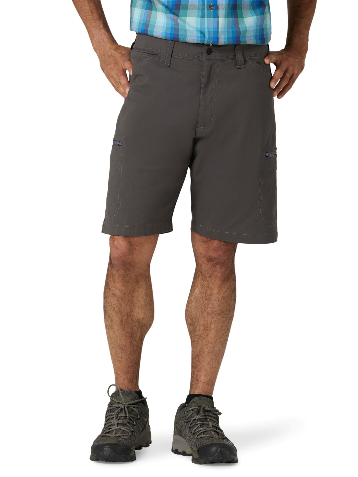Wrangler Men's & Big Men's Performance Zip Cargo Shorts with UPF 50