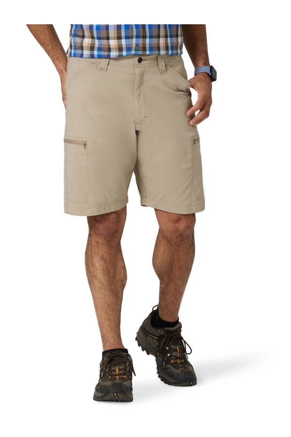 Men's & Big Men's Performance Zip Cargo Shorts with UPF 50, Sizes 30-48