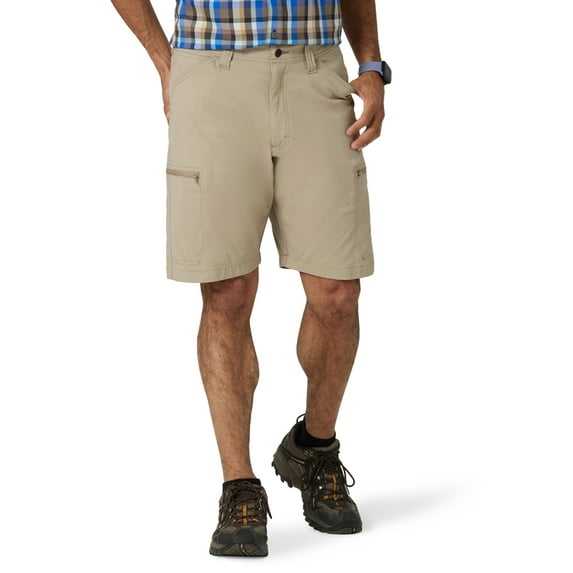 Wrangler Men's & Big Men's Performance Zip Cargo Shorts with UPF 50, Sizes 30-48