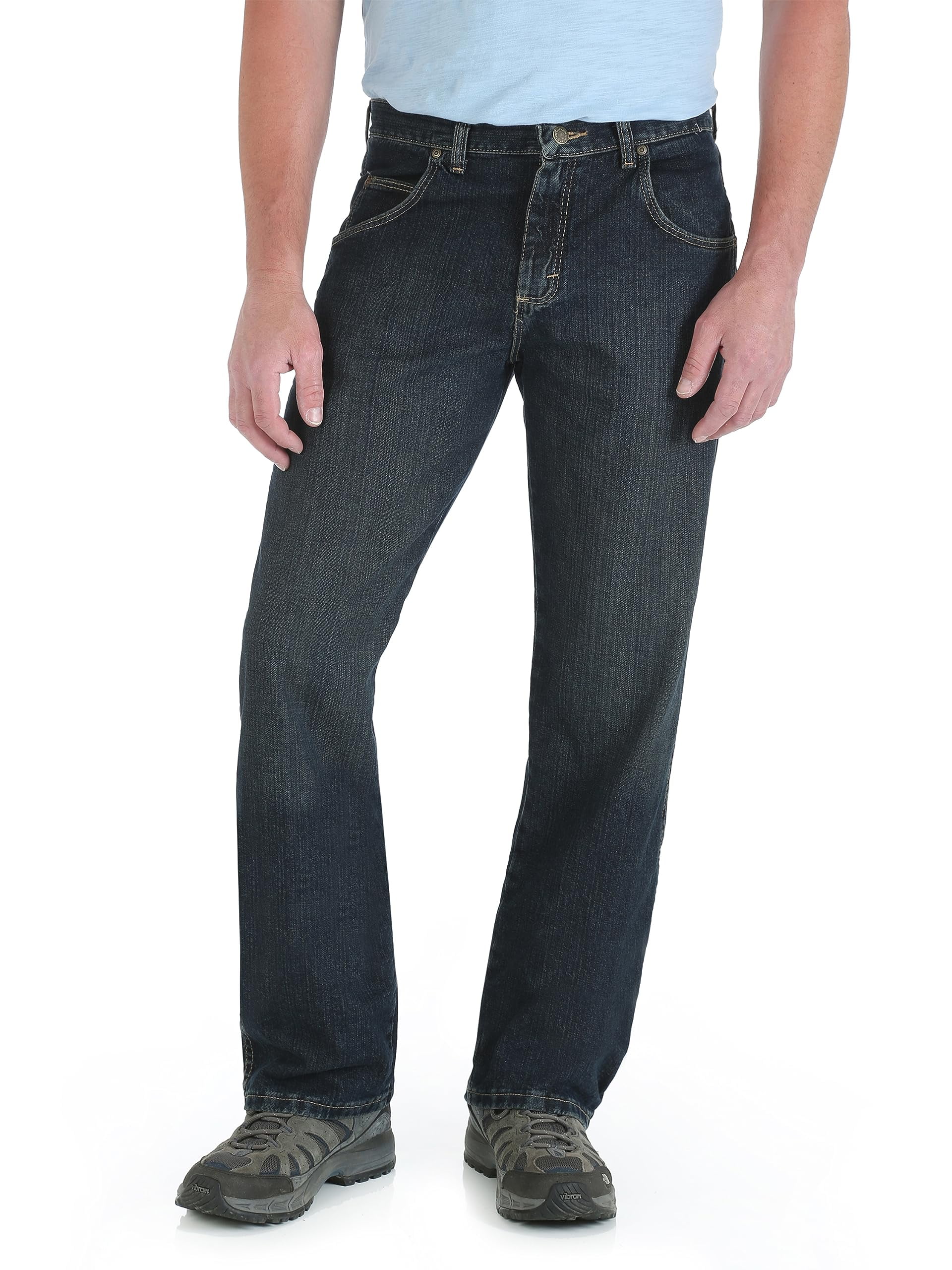 Wrangler Men's Big Rugged Wear Relaxed Straight Fit, Union, 46x32 ...