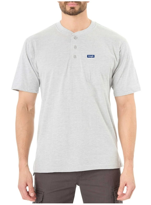 Men's Big and Tall Button Henley T-Shirts , Big Size's up to 6XL and Tall Size's up to 5XT