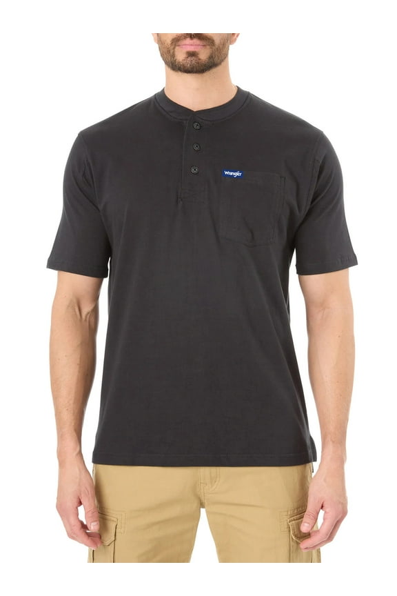 Men's Big and Tall Button Henley T-Shirts , Big Size's up to 6XL and Tall Size's up to 5XT