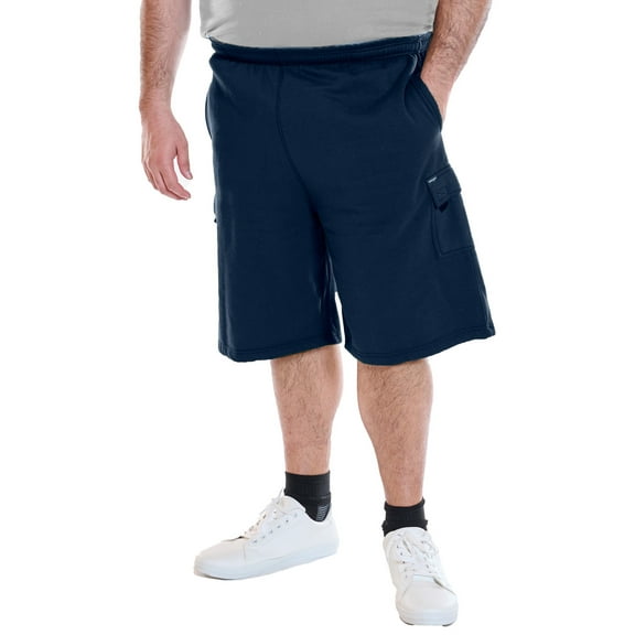 Wrangler Men's Big and Tall Cargo Fleece Pocket Short ,Big size up to 6XL