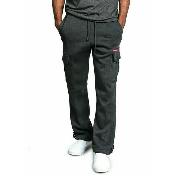 Wrangler Men s Big and Tall Cargo Sweatpant Big Size Up To 6XL And Tall Size Up To 4XT