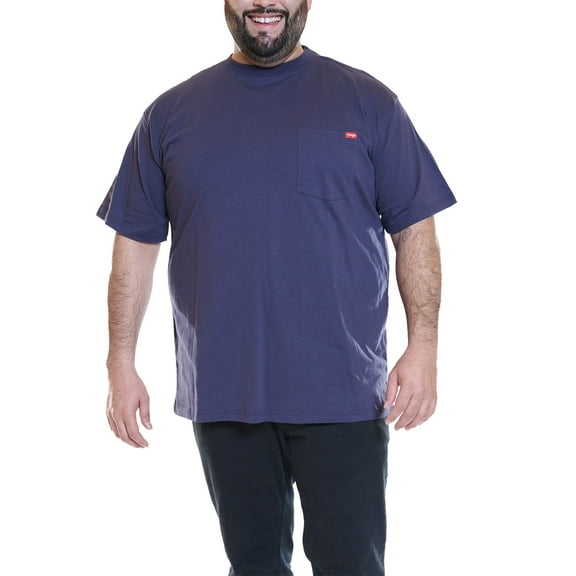 Wrangler Men’s Big and Tall Cotton Pocket T-Shirt, Sizes 1XL-6XL