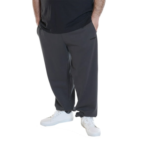 Wrangler Men's Big and Tall Fleece Sweatpant, Big Size Up To 6XL And Tall Size Up To 4XT